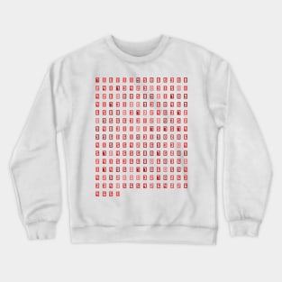 200 digit prime number (red rectangles) Crewneck Sweatshirt